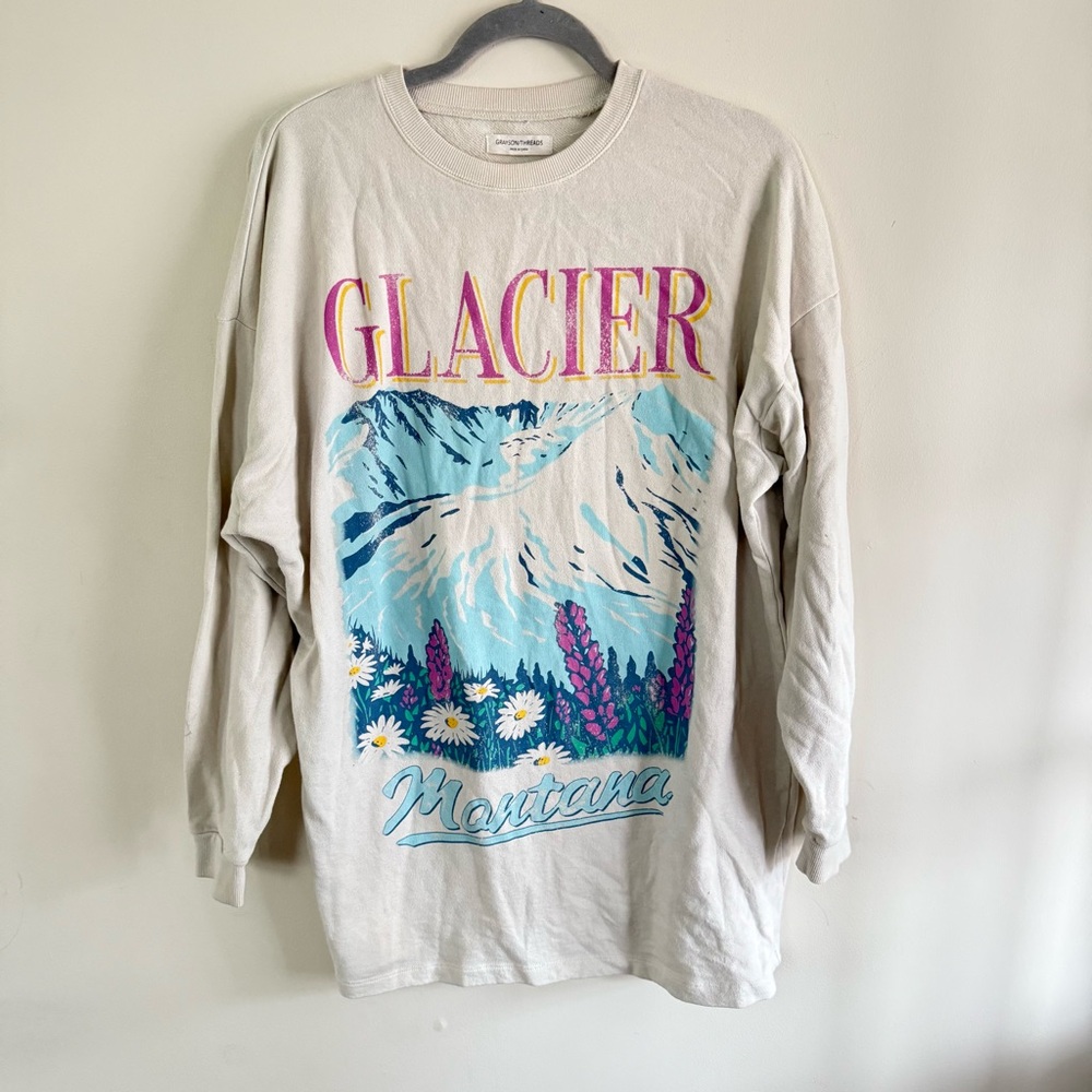 Greyson Glacier Montana oversized pullover large